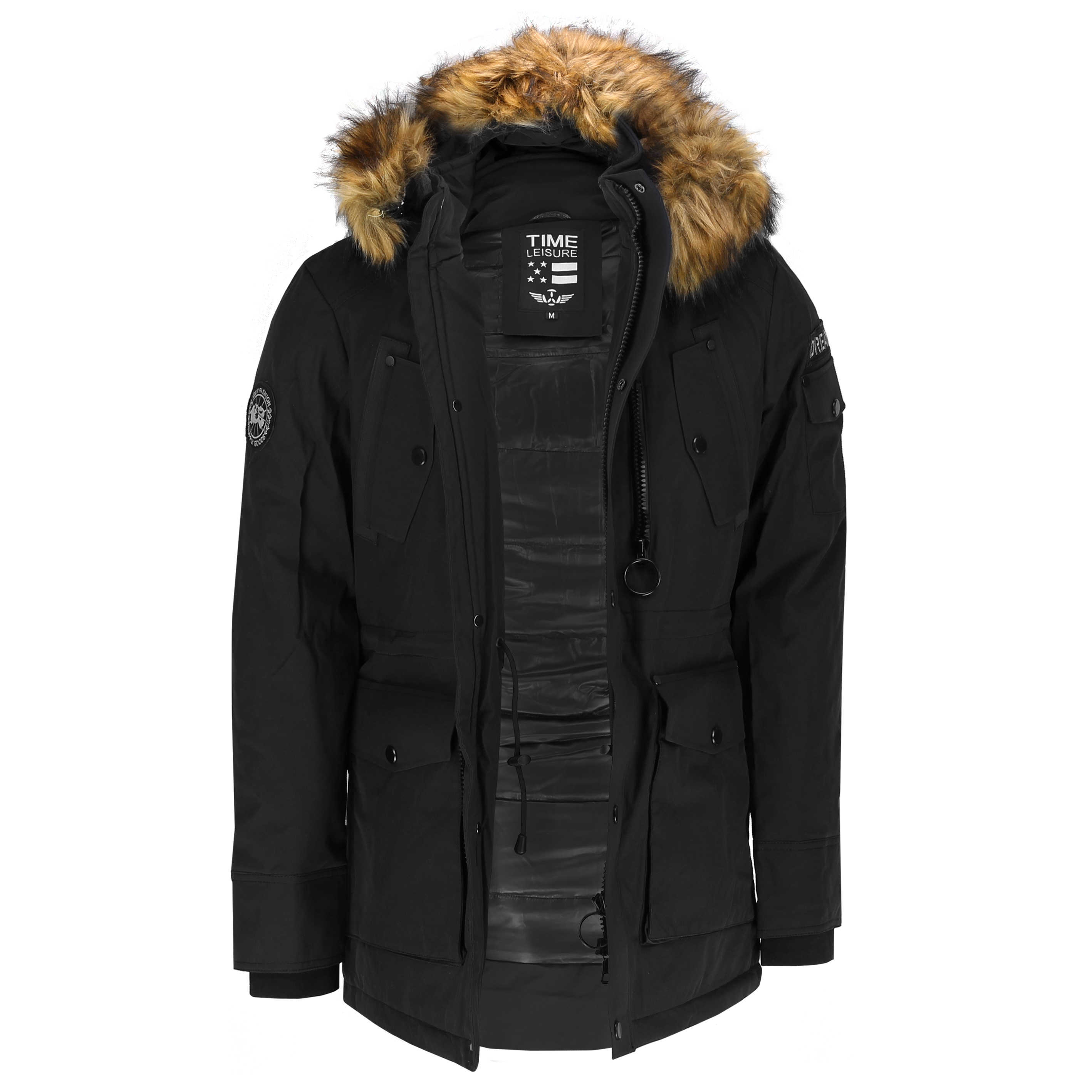 fur hood puffer mens